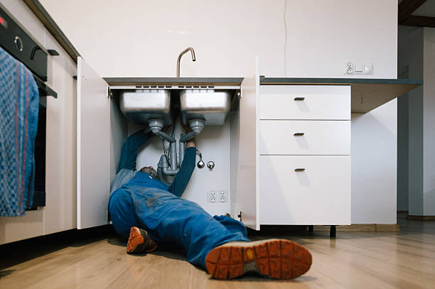 Professional Drain Cleaning technician working in Kingston, NY